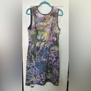 White House Black Market Multicolor Floral Mini Dress